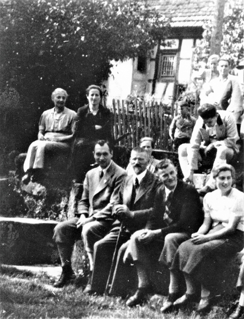 Albverein Exkursion mit Wilhelm Mönch in den 30ern